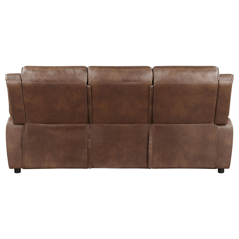  Coaster Furniture Ellington 508281 Upholstered Padded Arm Sofa - Dark Brown IMAGE 7