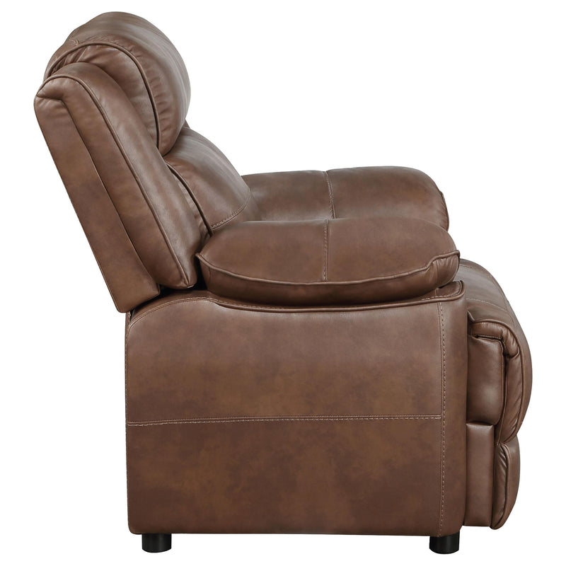  Coaster Furniture Ellington 508283 Upholstered Padded Arm Accent Chair - Dark Brown IMAGE 8