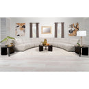  Coaster Furniture Charlotte 551300 8 pc Upholstered Modular Sectional Sofa - Ivory IMAGE 2