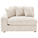  Coaster Furniture Blaine 509899-SET Upholstered Reversible Sectional Sofa - Sand IMAGE 10