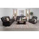  Coaster Furniture Raelynn 603193 Upholstered Track Arm Recliner - Grey IMAGE 9
