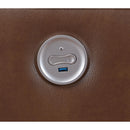  Coaster Furniture Greenfield 610264P Upholstered Power Reclining Sofa - Saddle Brown IMAGE 10