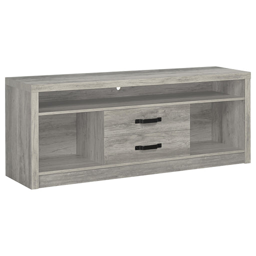 Coaster Furniture Burke 701024-SET 3-Piece Entertainment Center - Grey Driftwood IMAGE 2
