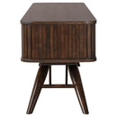  Coaster Furniture Valna 701713 Wood 71" TV Stand with Sliding Doors - Walnut IMAGE 7