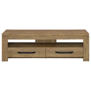  Coaster Furniture Elkton 701980 2-Drawer Engineered Wood 59" TV Stand - Mango IMAGE 3