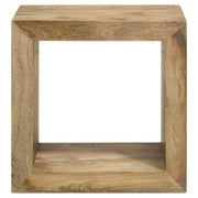 Coaster Furniture Benton 704837 Rectangular Solid Wood End Table - Natural IMAGE 3