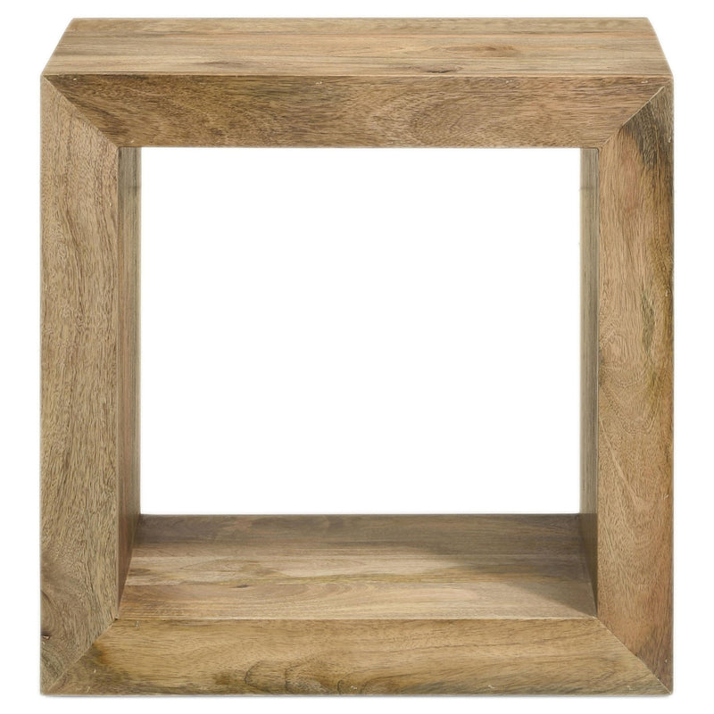 Coaster Furniture Benton 704837 Rectangular Solid Wood End Table - Natural IMAGE 3