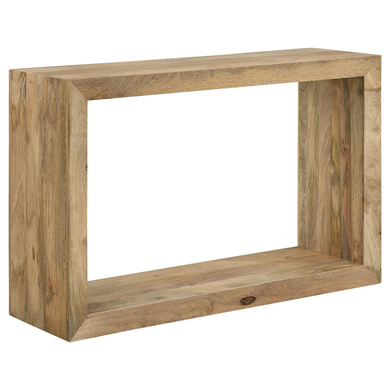  Coaster Furniture Benton 704839 Rectangular Solid Wood Sofa Console Table - Natural IMAGE 1