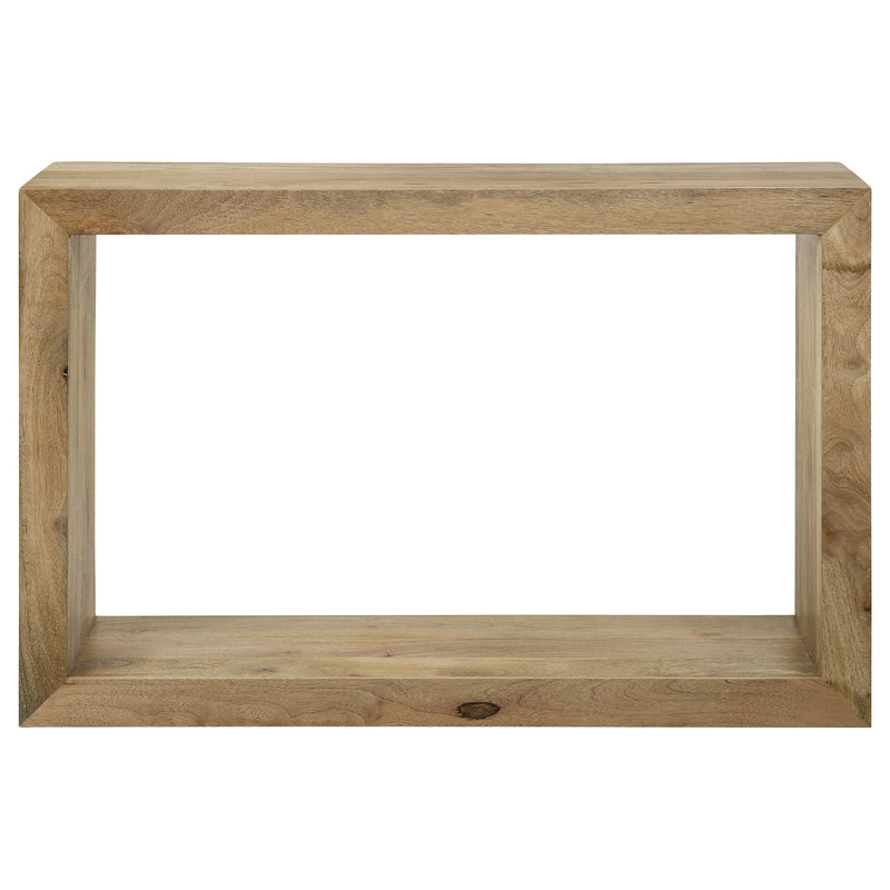  Coaster Furniture Benton 704839 Rectangular Solid Wood Sofa Console Table - Natural IMAGE 3