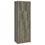 Coaster Furniture Burke 707726 3-Shelf Media Tower with Storage Cabinet - Grey Driftwood IMAGE 6