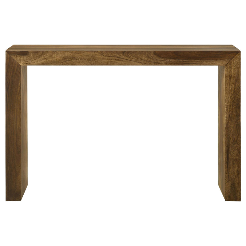 Coaster Furniture Odilia 708419 Rectangular Solid Wood Sofa Table - Auburn IMAGE 3