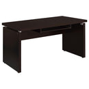 Coaster Furniture Skylar 800891L Engineered Wood L-Shape Computer Desk - Cappuccino IMAGE 2