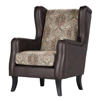  Coaster Furniture Elmbrook 903080 Upholstered Wingback Accent Club Chair - Brown IMAGE 1