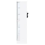 Coaster Furniture Cabra 950397 Display Case Curio Cabinet with Glass Shelves and LED Lighting - White High Gloss IMAGE 6