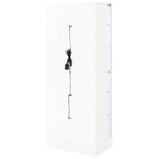 Coaster Furniture Cabra 950397 Display Case Curio Cabinet with Glass Shelves and LED Lighting - White High Gloss IMAGE 9