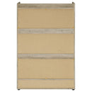 Coaster Furniture Denia 950404 3-Tier Shoe Storage Cabinet - Antique Pine/Grey IMAGE 9