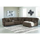 Signature Design by Ashley Top Tier 92705S1 6 pc Reclining Sectional with Chaise IMAGE 4
