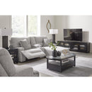 Signature Design by Ashley Acklen Place 93605S4 3 pc Power Reclining Sectional Sofa with Chaise IMAGE 7