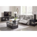 Signature Design by Ashley Acklen Place 93605S5 3 pc Power Reclining Sectional Sofa with Chaise IMAGE 5