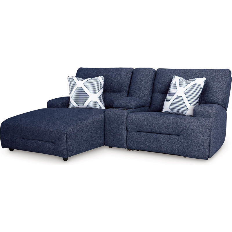 Signature Design by Ashley Acklen Place 93607S5 3 pc Power Reclining Sectional Sofa with Chaise IMAGE 1