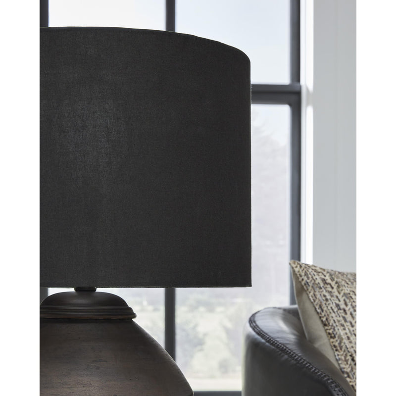  Signature Design by Ashley Naareman L100804 Terracotta Table Lamp IMAGE 3