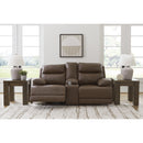  Signature Design by Ashley VonRyan U1040018 Power Reclining Loveseat with Console and Adjustable Headrest IMAGE 4