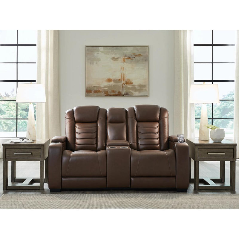  Signature Design by Ashley High Impact U1060118 Power Reclining Loveseat with Console and Adjustable Headrest IMAGE 13