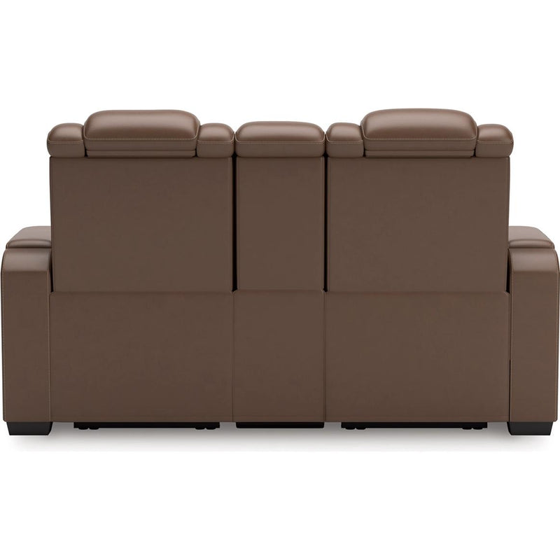  Signature Design by Ashley High Impact U1060118 Power Reclining Loveseat with Console and Adjustable Headrest IMAGE 4