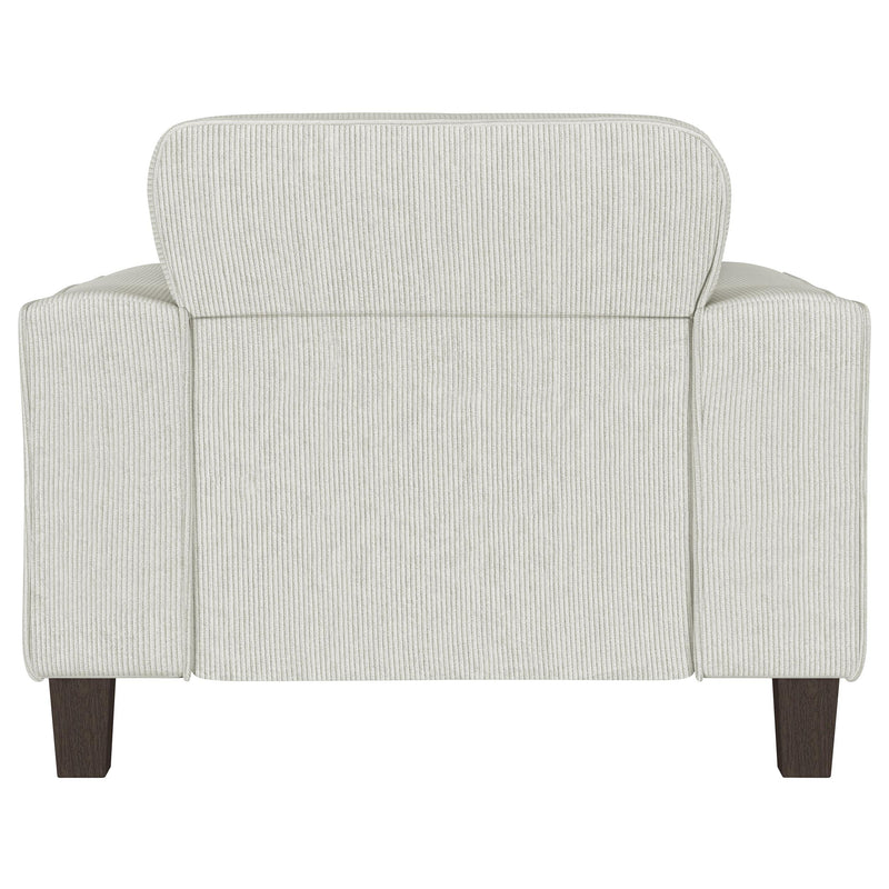  Coaster Furniture Deerhurst 509649 Upholstered Track Arm Tufted Accent Chair - Greige IMAGE 6