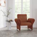  Coaster Furniture Liana 903150 Upholstered Roll Arm Accent Armchair - Rust Orange IMAGE 10