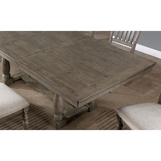 Furniture of America Newcastle Dining Table CM3254GY-T-TABLE IMAGE 4