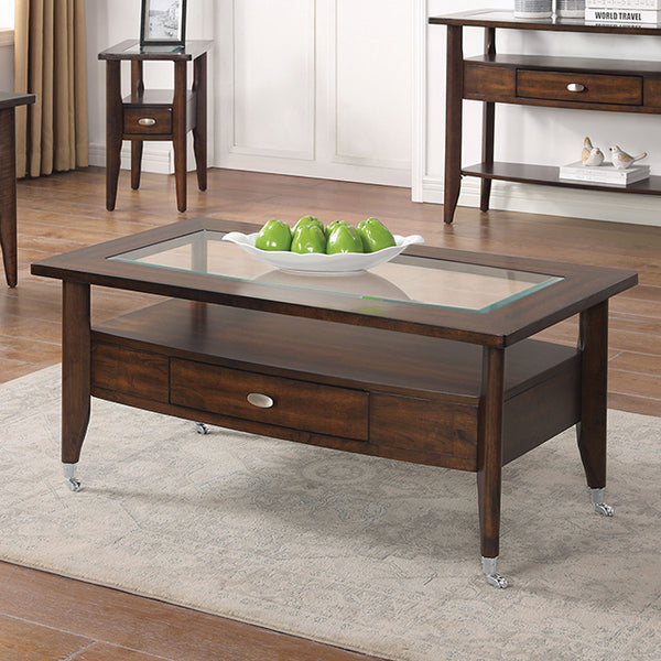 Furniture of America Riverdale Coffee Table CM4905WN-C IMAGE 1