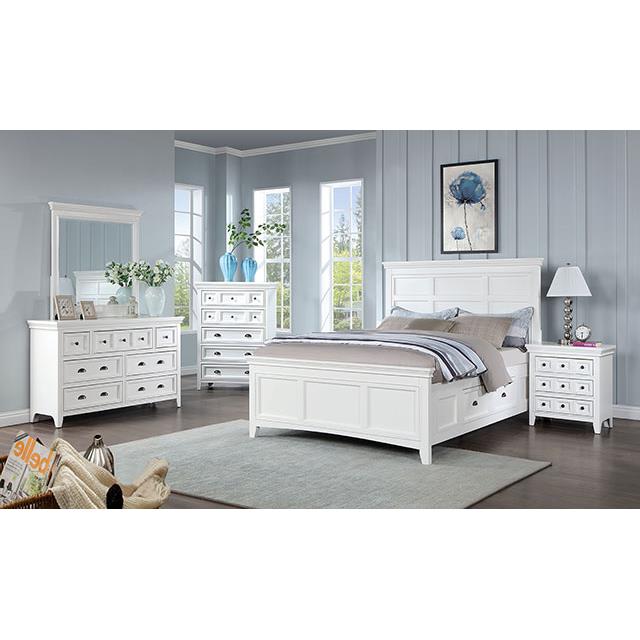 Furniture of America Castile 5-Drawer Chest CM7413WH-C IMAGE 2