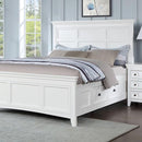  Furniture of America Castile CM7413WH-CK California King Bed IMAGE 1
