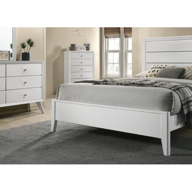 Furniture of America Dortmund California King Panel Bed CM7465WH-CK-BED IMAGE 3