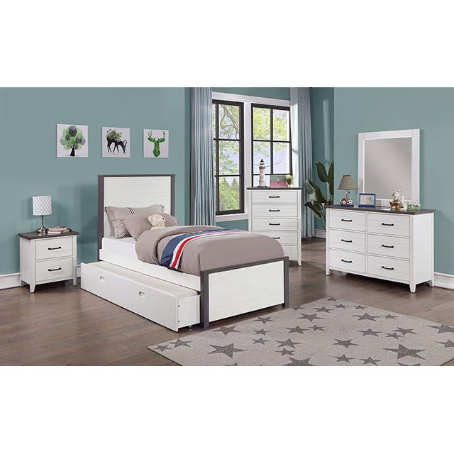 Furniture of America Priam 6-Drawer Dresser CM7467WH-D IMAGE 2