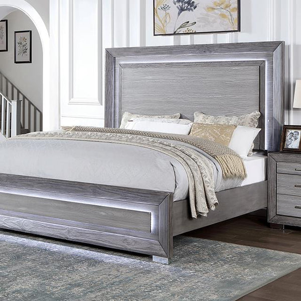 Furniture of America Raiden Queen Panel Bed CM7468GY-Q-BED IMAGE 1