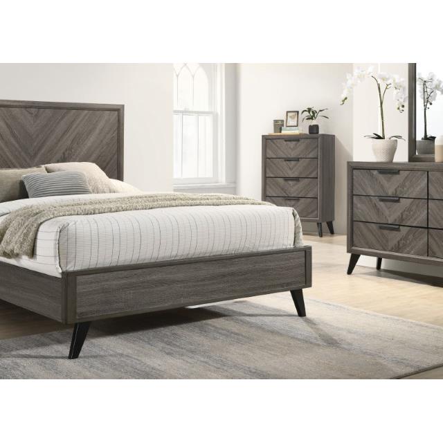 Furniture of America Vagan King Panel Bed CM7472GY-EK-BED IMAGE 3