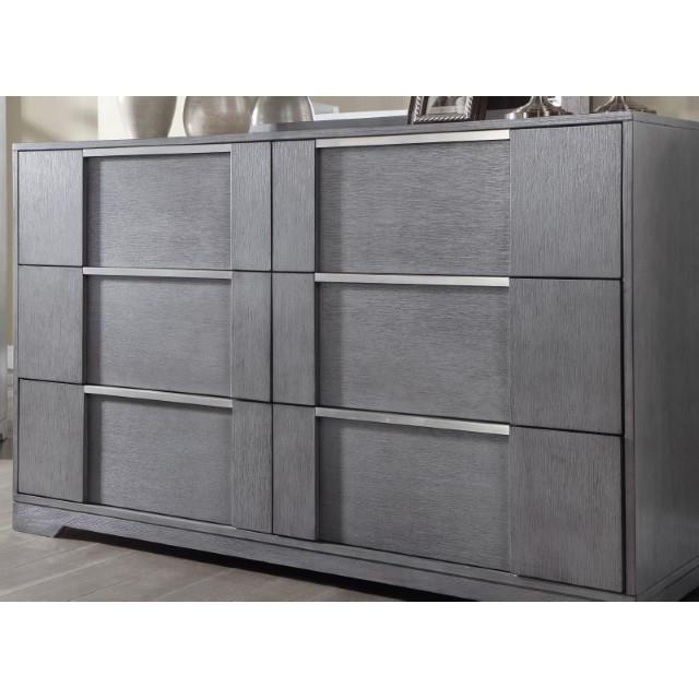 Furniture of America Regulus 6-Drawer Dresser CM7475GY-D IMAGE 3