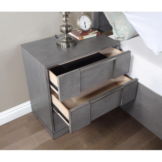 Furniture of America Regulus 3-Drawer Nightstand CM7475GY-N IMAGE 3