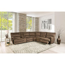 Furniture of America Cerelia Power Reclining Fabric Sectional CM9909BR-SECT-PM IMAGE 2