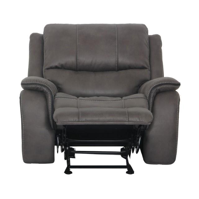 Furniture of America Henricus Glider Fabric Recliner CM9911DG-CH IMAGE 4