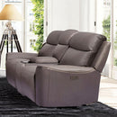 Furniture of America Artemia Power Reclining Loveseat CM9922GY-LV-PM-PK IMAGE 1
