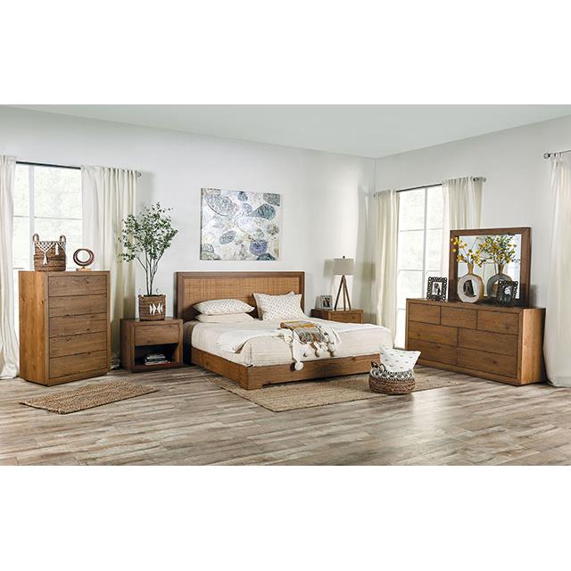 Furniture of America Leirvik 7-Drawer Dresser FOA7460WN-D IMAGE 2