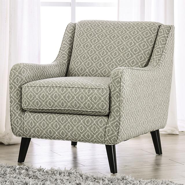 Furniture of America Stephney Stationary Fabric Chair SM8193-CH-SQ IMAGE 1