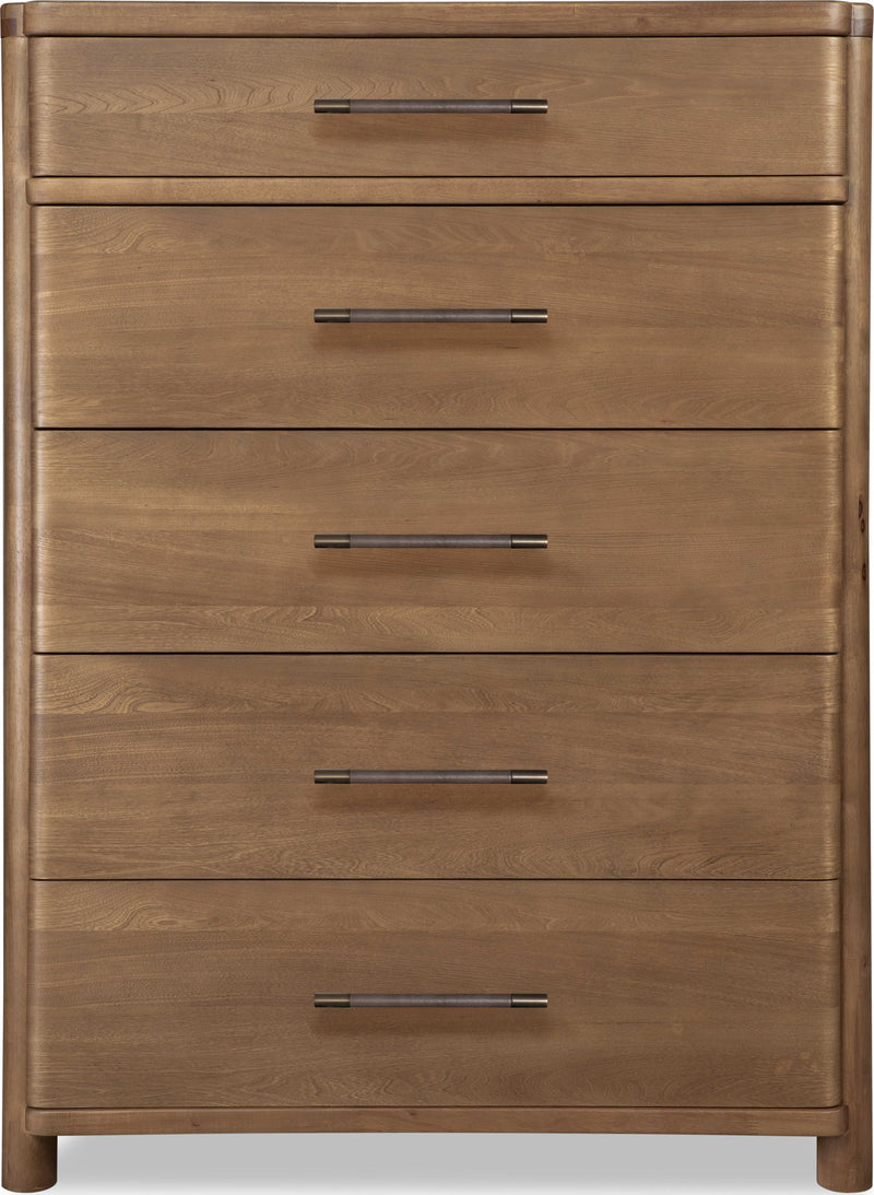 Hollis - 5 Drawer Chest - Cabin Glow