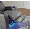  Signature Design by Ashley Schooner Rocks 1610213 Power Recliner with Adjustable Headrest IMAGE 9