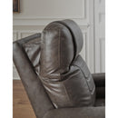  Signature Design by Ashley Schooner Rocks 1610413 Power Recliner with Adjustable Headrest IMAGE 11