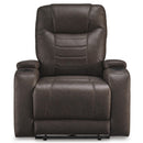  Signature Design by Ashley Schooner Rocks 1610413 Power Recliner with Adjustable Headrest IMAGE 3