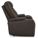  Signature Design by Ashley Schooner Rocks 1610413 Power Recliner with Adjustable Headrest IMAGE 4
